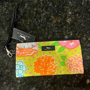 NWT Scout Vibrant Floral Wristlet